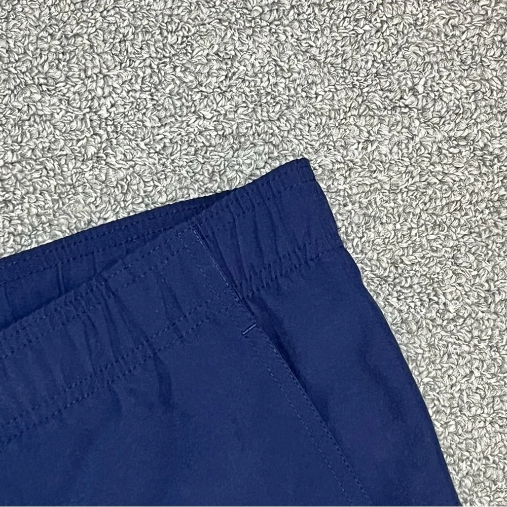 Vintage Y2K Nike Silver Tag Shorts Mens Size XL Navy Blue Athletic Drawstring